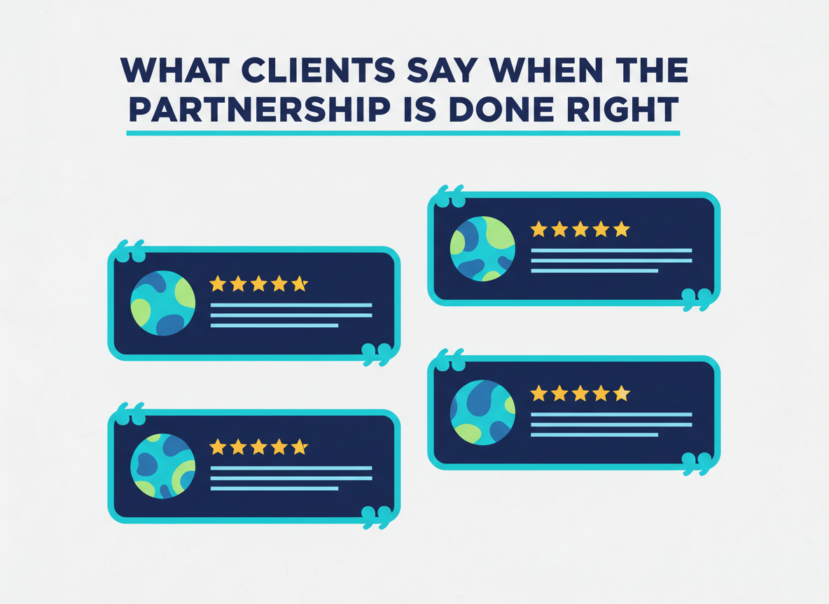 What clients say when the partnership is done right