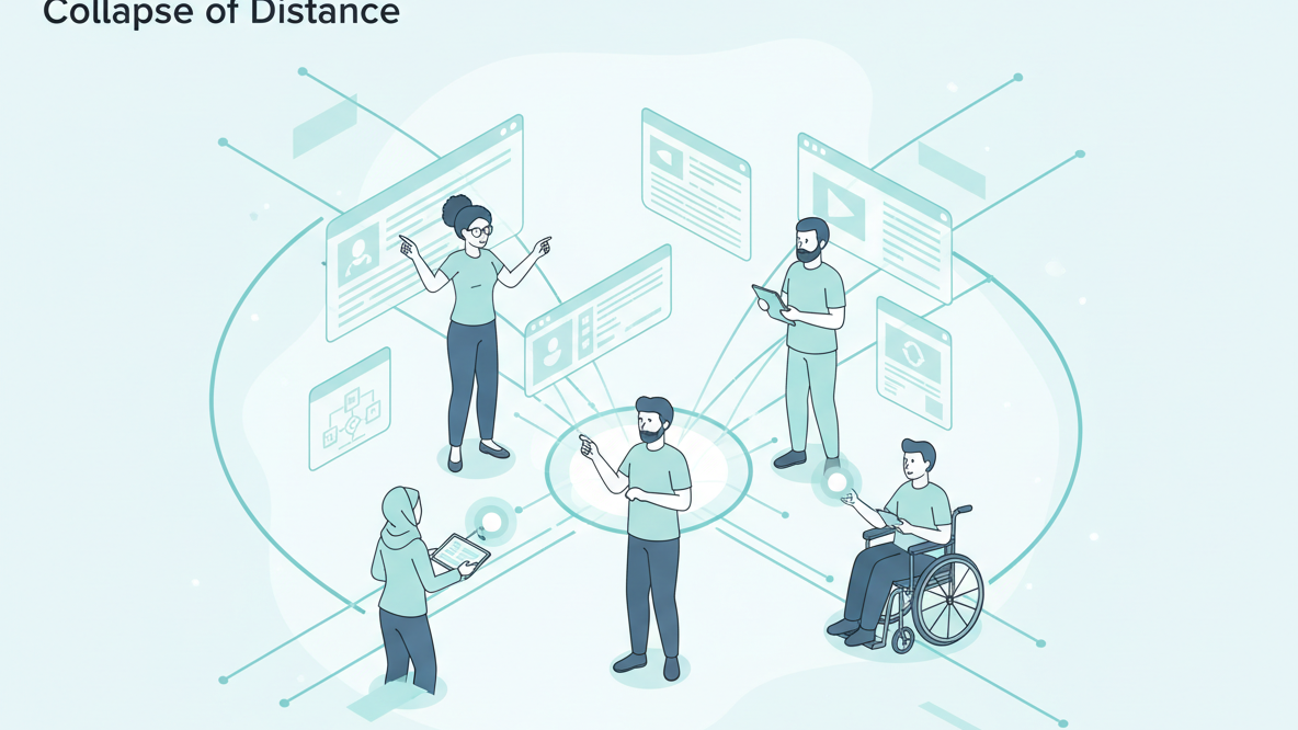 Custom Software and the Collapse of Distance: From Destination-Bound Delivery to Context-Aware Enterprise Capability
