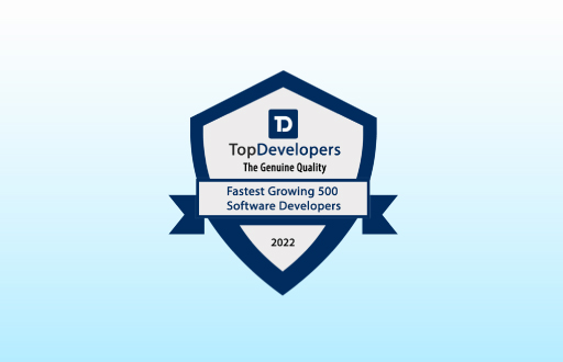 Deventure in TopDevelopers.co's 'Fastest Growing 500 Software Developers' List