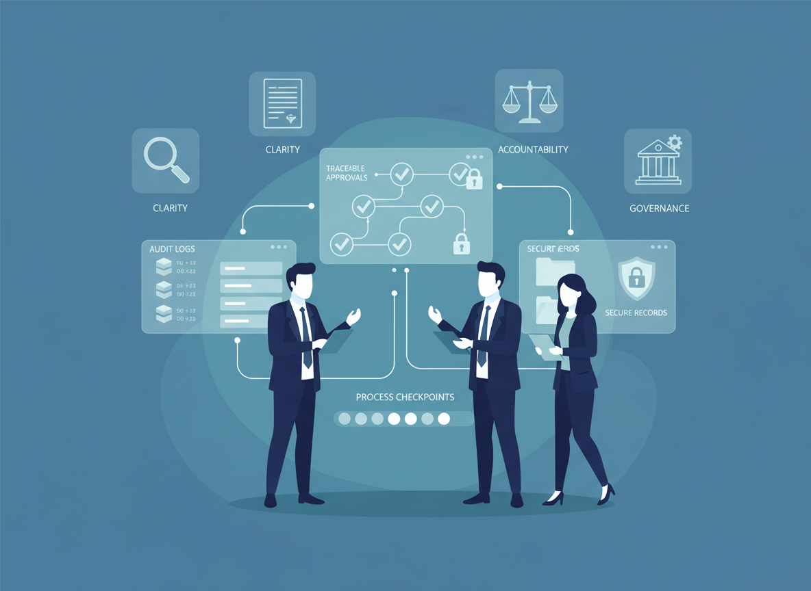 Custom software creates clean compliance trails