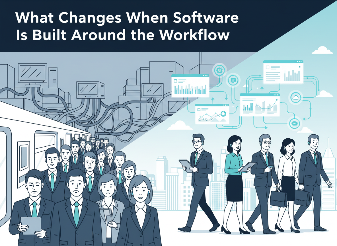 What Changes When Software Is Built Around the Workflow