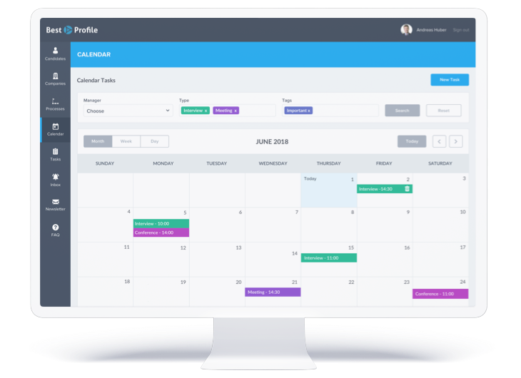 best profile calendar tasks monthly planning